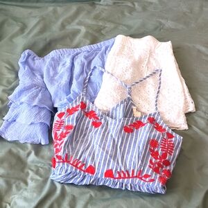 Brand NEW Summer vacation romper/dress/short bundle